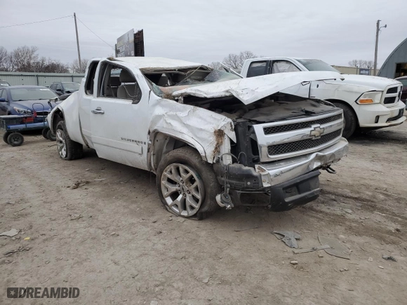 2008 Chevrolet Silverado 1500 LT w/1LT with VIN 1GCEC19J98Z222087, listed as a Copart auction lot 44642665 with 126,339 mi miles and Salvage Title. Bid and sale history available at carsss.com. Image 4.