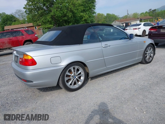 2004 BMW 3 Series 330Ci with VIN WBABW534X4PL47090, listed as a IAAI auction lot 42137316 with 179,323 mi miles. Bid and sale history available at carsss.com. Image 4.