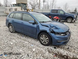 2019 Volkswagen Golf SportWagen S with VIN 3VWY57AU5KM511344, listed as a Copart auction lot 82829154 with 94,081 mi miles and Clean Title. Bid and sale history available at carsss.com. Image 4.