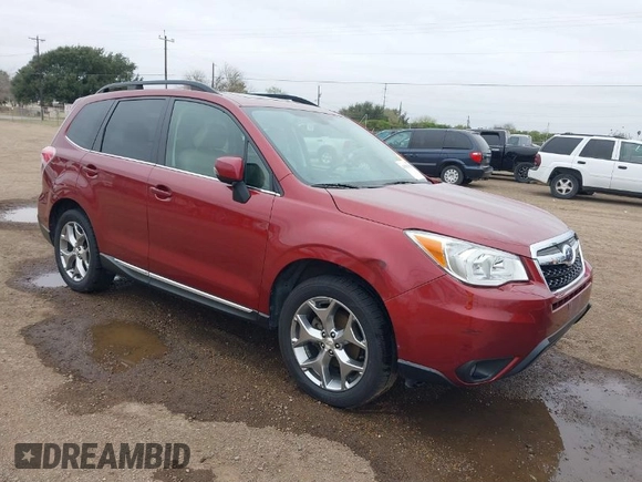 2016 Subaru Forester 2.5i Touring with VIN JF2SJAXC4GH559382, listed as a IAAI auction lot 41582904 with 80,713 mi miles. Bid and sale history available at carsss.com. Image 1.