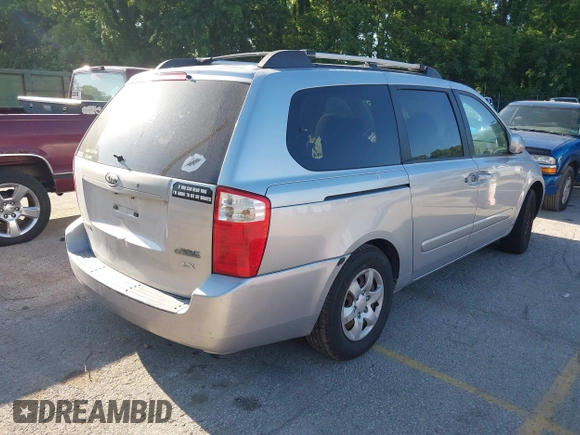 2006 Kia Sedona LX with VIN KNDMB233466038303, listed as a IAAI auction lot 42237102 with 279,805 mi miles and . Bid and sale history available at DreamBid. Image 4.