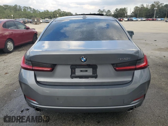 2024 BMW 3 Series 330i with VIN 3MW69FF07R8E53350, listed as a Copart auction lot 82477514 with 0 mi miles and Salvage Title. Bid and sale history available at carsss.com. Image 6.