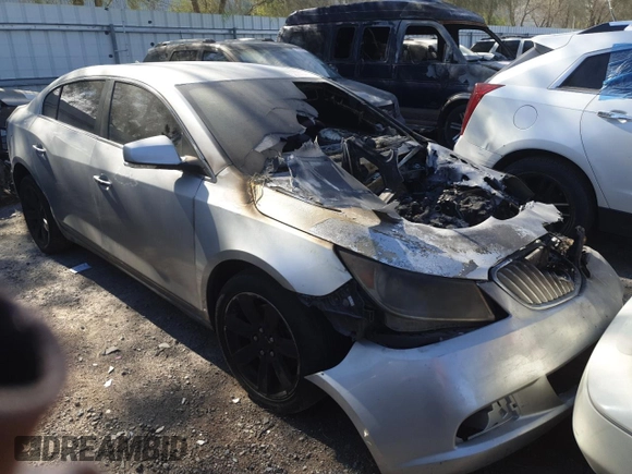 2010 Buick LaCrosse CXL with VIN 1G4GC5EG9AF274235, listed as a Copart auction lot 52219485 with Not provided miles and Non repairable. Bid and sale history available at DreamBid. Image 4.