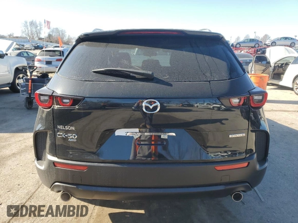 2025 Mazda CX-50 S Select with VIN 7MMVABAM8SN336713, listed as a Copart auction lot 42203715 with 1,816 mi miles and Salvage Title. Bid and sale history available at DreamBid. Image 6.