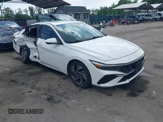 2024 Hyundai Elantra SEL with VIN KMHLS4DG9RU695778, listed as a IAAI auction lot 42215246 with 24,210 mi miles and . Bid and sale history available at DreamBid. Image 1.
