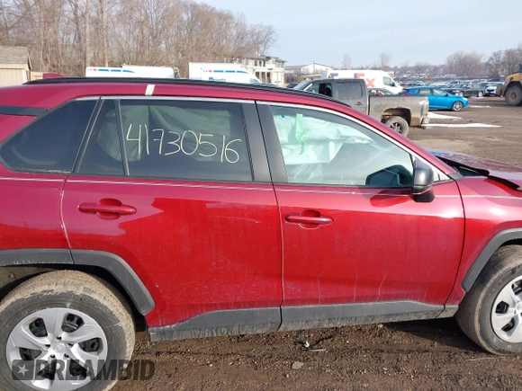 2020 Toyota RAV4 LE with VIN 2T3H1RFV7LC066893, listed as a IAAI auction lot 41730516 with 35,323 mi miles. Bid and sale history available at carsss.com. Image 14.