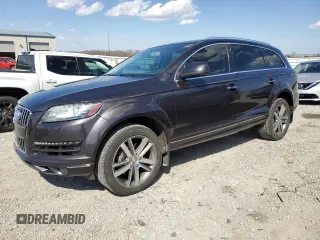 2015 Audi Q7 Premium Plus with VIN WA1LMAFE5FD014515, listed as a Copart auction lot 50829395 with 139,237 mi miles and Salvage title. Bid and sale history available at DreamBid. Image 1.