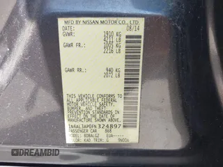 2015 Nissan Altima S with VIN 1N4AL3AP0FN324897, listed as a IAAI auction lot 41983678 with 184,042 mi miles and . Bid and sale history available at DreamBid. Image 9.