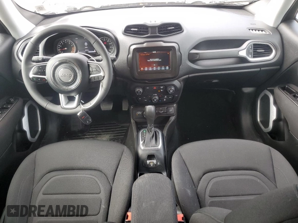 2021 Jeep Renegade Islander with VIN ZACNJDBB0MPM32819, listed as a Copart auction lot 57473315 with 5,370 mi miles and Salvage title. Bid and sale history available at DreamBid. Image 8.