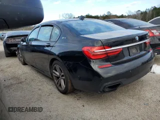 2017 BMW 7 Series 740e xDrive iPerformance with VIN WBA7J2C33HG497977, listed as a Copart auction lot 37351114 with 0 mi miles. Bid and sale history available at carsss.com. Image 2.