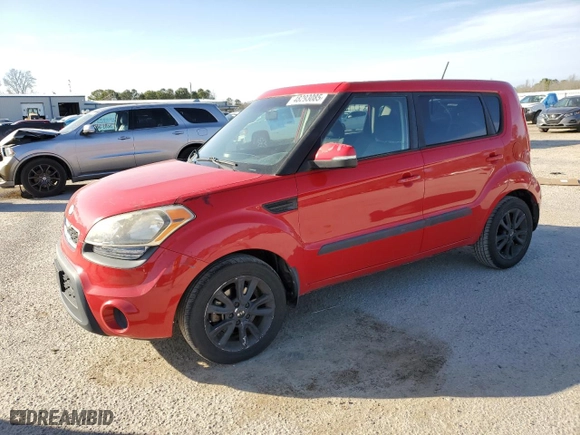 2013 Kia Soul + with VIN KNDJT2A62D7591486, listed as a Copart auction lot 48293085 with 163,254 mi miles and Salvage Title. Bid and sale history available at carsss.com. Image 1.