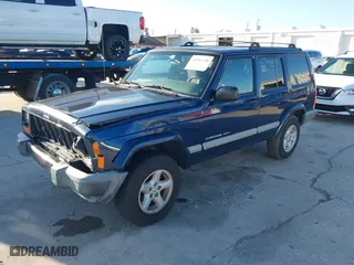 2001 Jeep Cherokee Sport with VIN 1J4FF48S11L589351, listed as a IAAI auction lot 41666328 with 164,864 mi miles. Bid and sale history available at carsss.com. Image 17.