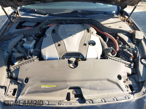 2014 Infiniti Q50 Hybrid Sport with VIN JN1AV7AR1EM701435, listed as a IAAI auction lot 41479140 with 154,338 mi miles. Bid and sale history available at carsss.com. Image 10.