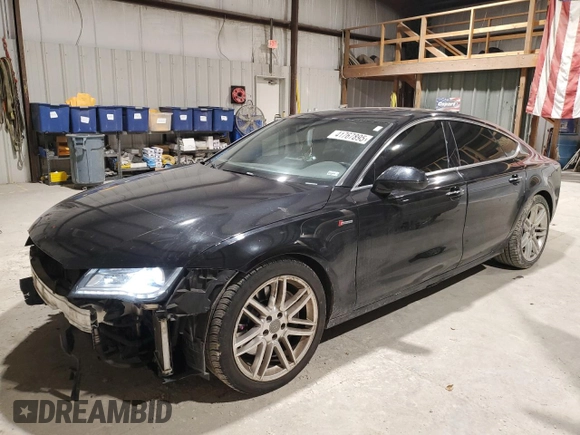 2015 Audi A7 Premium Plus with VIN WAUWGAFC5FN003188, listed as a Copart auction lot 41767895 with 198,639 mi miles and Salvage title. Bid and sale history available at DreamBid. Image 1.