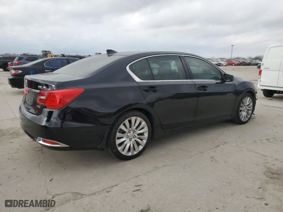 2015 Acura RLX Advance Pkg with VIN JH4KC1F93FC001340, listed as a Copart auction lot 82438264 with 115,370 mi miles and Salvage Title. Bid and sale history available at carsss.com. Image 3.