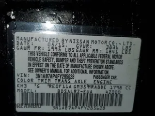 2015 Nissan Sentra SV with VIN 3N1AB7AP4FY285628, listed as a Copart auction lot 44755005 with 102,073 mi miles and Salvage Title. Bid and sale history available at carsss.com. Image 12.