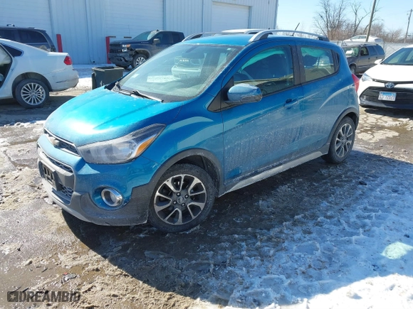 2021 Chevrolet Spark ACTIV with VIN KL8CH6SA7MC724487, listed as a IAAI auction lot 41642569 with 43,723 mi miles. Bid and sale history available at carsss.com. Image 17.