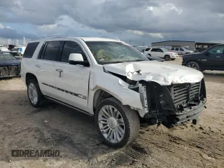 2018 Cadillac Escalade Platinum z VIN 1GYS4DKJXJR196594, wystawiony jako Copart lot #84545204 z przebiegiem 102 462 mil mil oraz Szkoda całkowita • Salvage title. Historia ofert i sprzedaży dostępna na DreamBid. Obrazek 4.