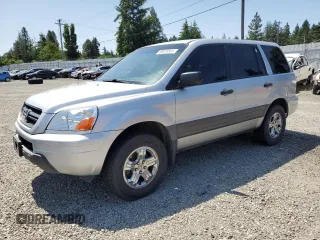 2004 Honda Pilot LX z VIN 2HKYF18184H602402, wystawiony jako Copart lot #59075505 z przebiegiem 157 527 mil mil oraz Czysty tytuł • Clean title. Historia ofert i sprzedaży dostępna na DreamBid. Obrazek 1.