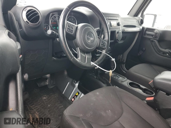 2015 Jeep Wrangler Sport with VIN 1C4AJWAG3FL560599, listed as a Copart auction lot 51850005 with 52,691 mi miles and Clean Title. Bid and sale history available at carsss.com. Image 8.