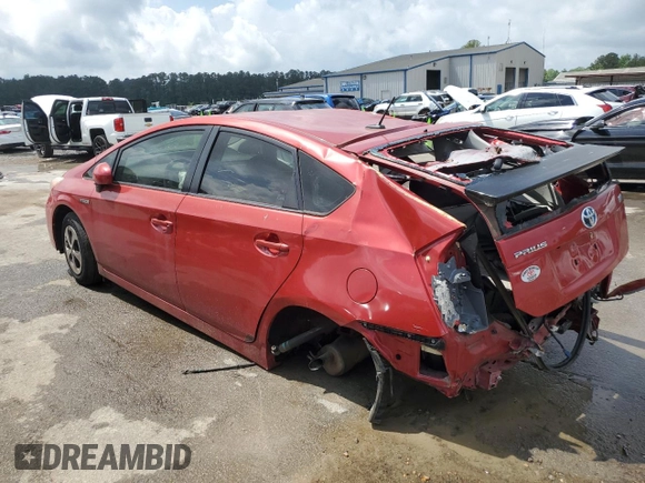 2013 Toyota Prius One with VIN JTDKN3DUXD1640001, listed as a Copart auction lot 53190825 with 0 mi miles and Clean Title. Bid and sale history available at carsss.com. Image 2.