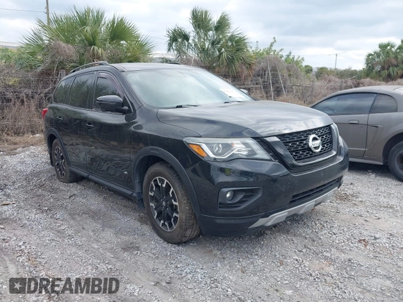 2020 Nissan Pathfinder SL with VIN 5N1DR2CN8LC614089, listed as a IAAI auction lot 41594569 with 80,635 mi miles. Bid and sale history available at carsss.com. Image 1.