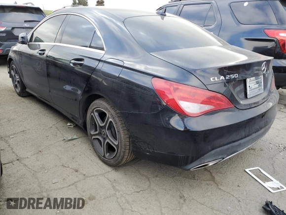 2019 Mercedes-Benz CLA 250 with VIN WDDSJ4EB1KN720118, listed as a Copart auction lot 44246364 with 50,466 mi miles and . Bid and sale history available at DreamBid. Image 2.