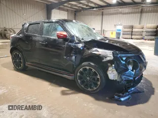 2015 Nissan Juke SV with VIN JN8AF5MV2FT561964, listed as a Copart auction lot 44040295 with 135,188 mi miles and Salvage Title. Bid and sale history available at DreamBid. Image 4.
