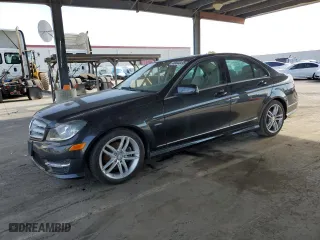 2012 Mercedes-Benz C-Class C 250 Sport with VIN WDDGF4HBXCA630588, listed as a Copart auction lot 48444495 with 95,187 mi miles and Clean Title. Bid and sale history available at carsss.com. Image 1.