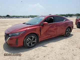 2024 Nissan Sentra SV with VIN 3N1AB8CV1RY215994, listed as a Copart auction lot 55905615 with 28,163 mi miles and Salvage title. Bid and sale history available at DreamBid. Image 1.