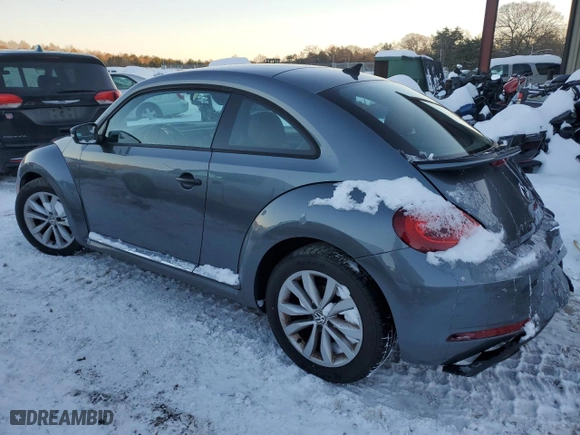 2017 Volkswagen Beetle 1.8T S with VIN 3VWF17ATXHM621177, listed as a Copart auction lot 85921004 with 0 mi miles and Salvage Title. Bid and sale history available at carsss.com. Image 2.