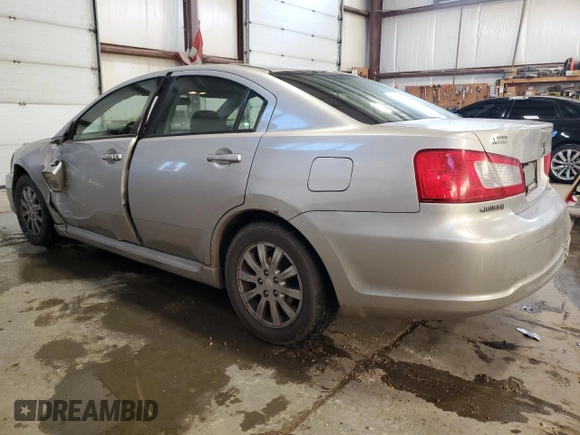 2010 Mitsubishi Galant ES with VIN 4A32B3FF8AE601111, listed as a Copart auction lot 83391824 with 123,321 mi miles and Salvage Title. Bid and sale history available at carsss.com. Image 2.