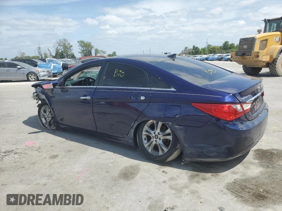 2013 Hyundai Sonata Limited with VIN 5NPEC4AC4DH524385, listed as a Copart auction lot 54438805 with 118,484 mi miles and Salvage Title. Bid and sale history available at DreamBid. Image 2.