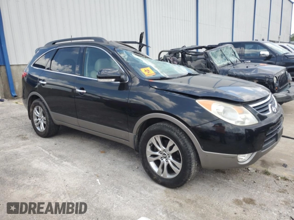2012 Hyundai Veracruz Limited with VIN KM8NUDCC6CU202390, listed as a Copart auction lot 61538655 with Not provided miles and Non repairable. Bid and sale history available at DreamBid. Image 4.