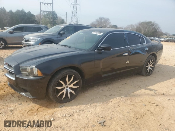 2014 Dodge Charger SE with VIN 2C3CDXBG2EH346286, listed as a Copart auction lot 48992065 with 91,272 mi miles and Salvage Title. Bid and sale history available at carsss.com. Image 1.