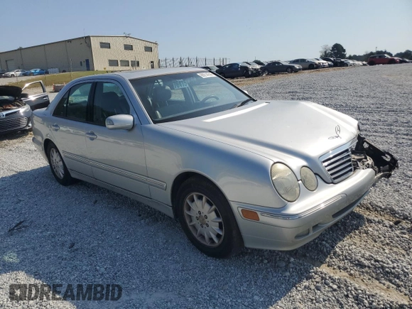 2001 Mercedes-Benz E-Class with VIN WDBJF65J11B272438, listed as a Copart auction lot 69214744 with 194,492 mi miles and Salvage Title. Bid and sale history available at carsss.com. Image 4.