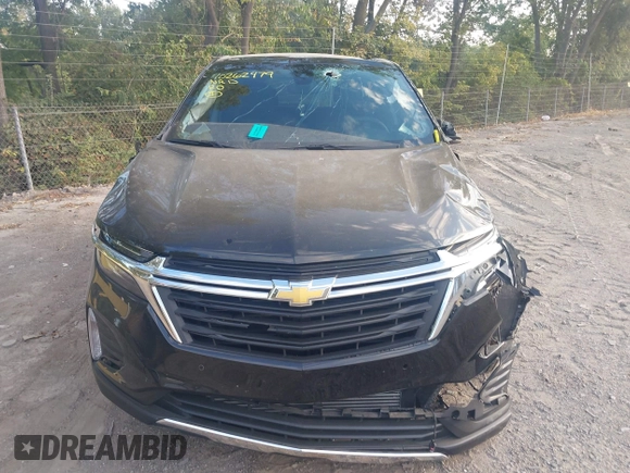 2024 Chevrolet Equinox LT with VIN 3GNAXKEG0RL212910, listed as a IAAI auction lot 40262979 with 10,243 mi miles. Bid and sale history available at carsss.com. Image 12.