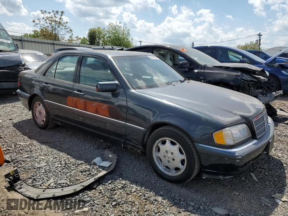 1998 Mercedes-Benz C 230/260/280/320 with VIN WDBHA23G1WA629062, listed as a Copart auction lot 55343095 with 99,364 mi miles and Clean Title. Bid and sale history available at carsss.com. Image 4.