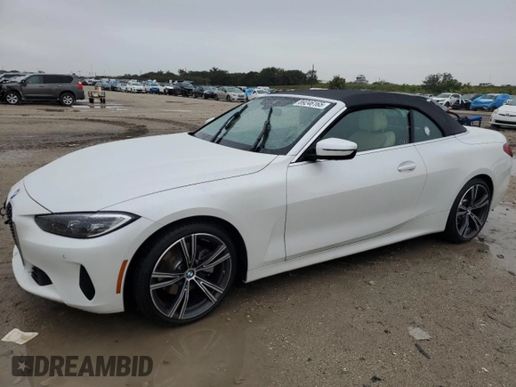2024 BMW 4 Series 430i with VIN WBA23AT05RCN97995, listed as a Copart auction lot 89246165 with 14,463 mi miles and Salvage title. Bid and sale history available at DreamBid. Image 1.