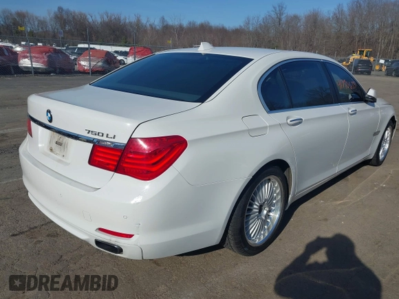 2012 BMW 7 Series 750Li xDrive with VIN WBAKC8C55CC436249, listed as a IAAI auction lot 41790639 with 194,486 mi miles and . Bid and sale history available at DreamBid. Image 4.