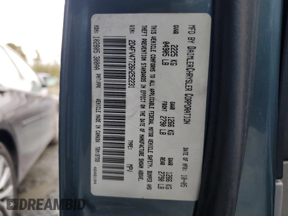 2006 Dodge Magnum z VIN 2D4FV47T26H252231, wystawiony jako Copart lot #87052544 z przebiegiem 169 378 mil mil oraz Szkoda całkowita • Salvage title. Historia ofert i sprzedaży dostępna na DreamBid. Obrazek 12.