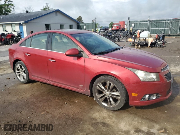 2011 Chevrolet Cruze LTZ with VIN 1G1PH5S91B7235560, listed as a Copart auction lot 54618745 with 238,231 mi miles and Clean Title. Bid and sale history available at DreamBid. Image 4.