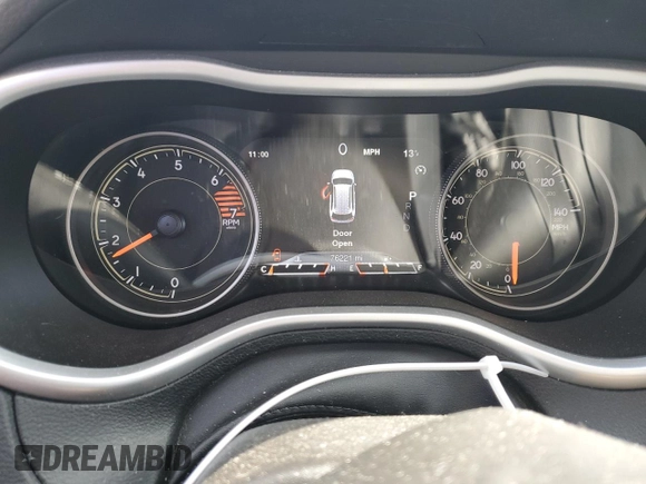2018 Jeep Cherokee Trailhawk with VIN 1C4PJMBB6JD545342, listed as a Copart auction lot 46118275 with 76,221 mi miles and Salvage title. Bid and sale history available at DreamBid. Image 9.