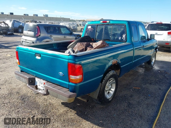 1997 Ford Ranger XLT with VIN 1FTCR14X1VPB11686, listed as a IAAI auction lot 40959842 with 145,138 mi miles. Bid and sale history available at carsss.com. Image 4.