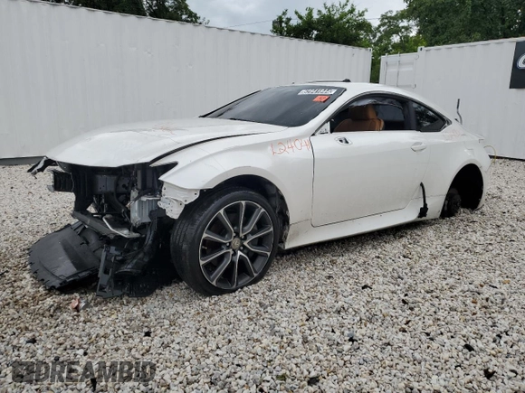 2017 Lexus RC with VIN JTHSM5BCXH5003406, listed as a Copart auction lot 62841844 with 999,999 mi miles and Salvage Title. Bid and sale history available at carsss.com. Image 1.