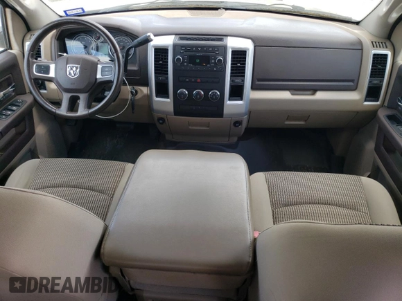 2009 Dodge 1500 SLT with VIN 1D3HB13P89S750668, listed as a Copart auction lot 56528835 with 124,059 mi miles and Clean Title. Bid and sale history available at DreamBid. Image 8.