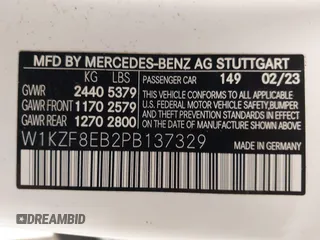 2023 Mercedes-Benz E 350 z VIN W1KZF8EB2PB137329, wystawiony jako IAAI lot #42160967 z przebiegiem 8 718 mil mil oraz . Historia ofert i sprzedaży dostępna na DreamBid. Obrazek 9.