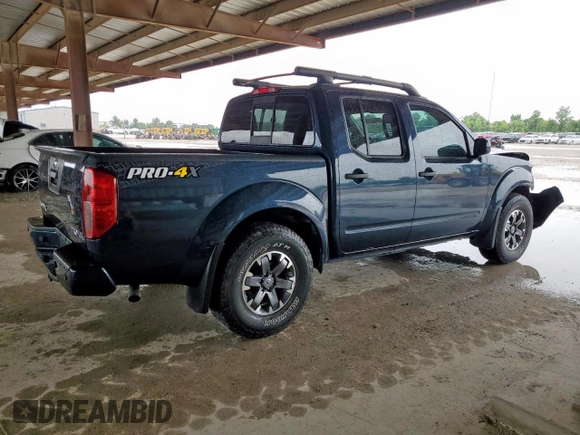 2020 Nissan Frontier Pro-4X z VIN 1N6ED0EB9LN708384, wystawiony jako Copart lot #58627405 z przebiegiem 53 231 mil mil oraz Szkoda całkowita • Salvage title. Historia ofert i sprzedaży dostępna na DreamBid. Obrazek 3.
