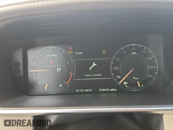 2016 Land Rover Range Rover Supercharged with VIN SALGS2EF3GA317124, listed as a Copart auction lot 62373365 with 79,810 mi miles and Salvage title. Bid and sale history available at DreamBid. Image 9.