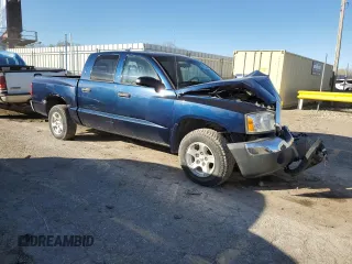 2005 Dodge Dakota SLT with VIN 1D7HE48K85S165264, listed as a Copart auction lot 81218484 with Not Provided miles and Salvage Title. Bid and sale history available at DreamBid. Image 4.